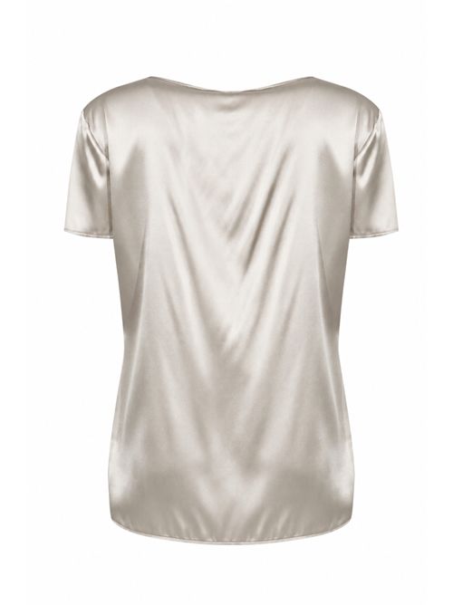 Blusa MMLCORTONA in seta stretch Ghiaccio MM Max Mara | 2616111037600004